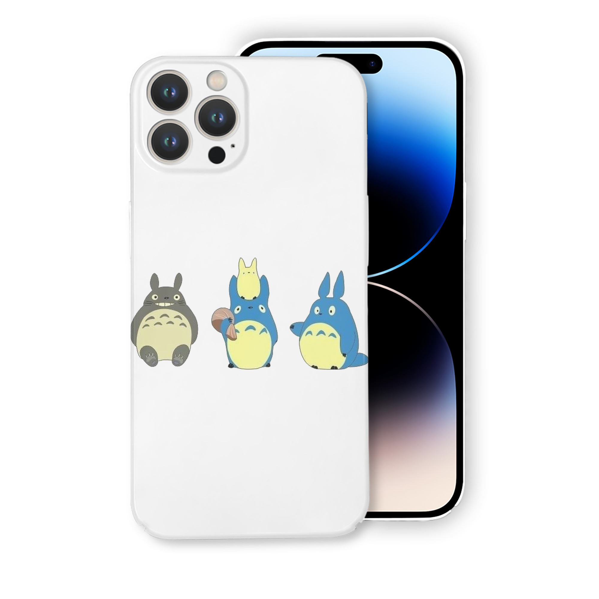 （画像用） となりのトトロ 草壁メイ 草壁サツキ My Neighbor Totoro Satsuki Kusakabe Mei Kusakabe 【iPhone 14シリーズ対応】ハードケース